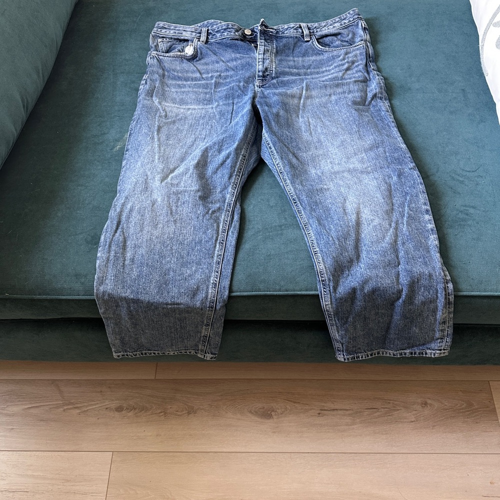 Marks & Spencer Relaxed Fit Blue Jeans